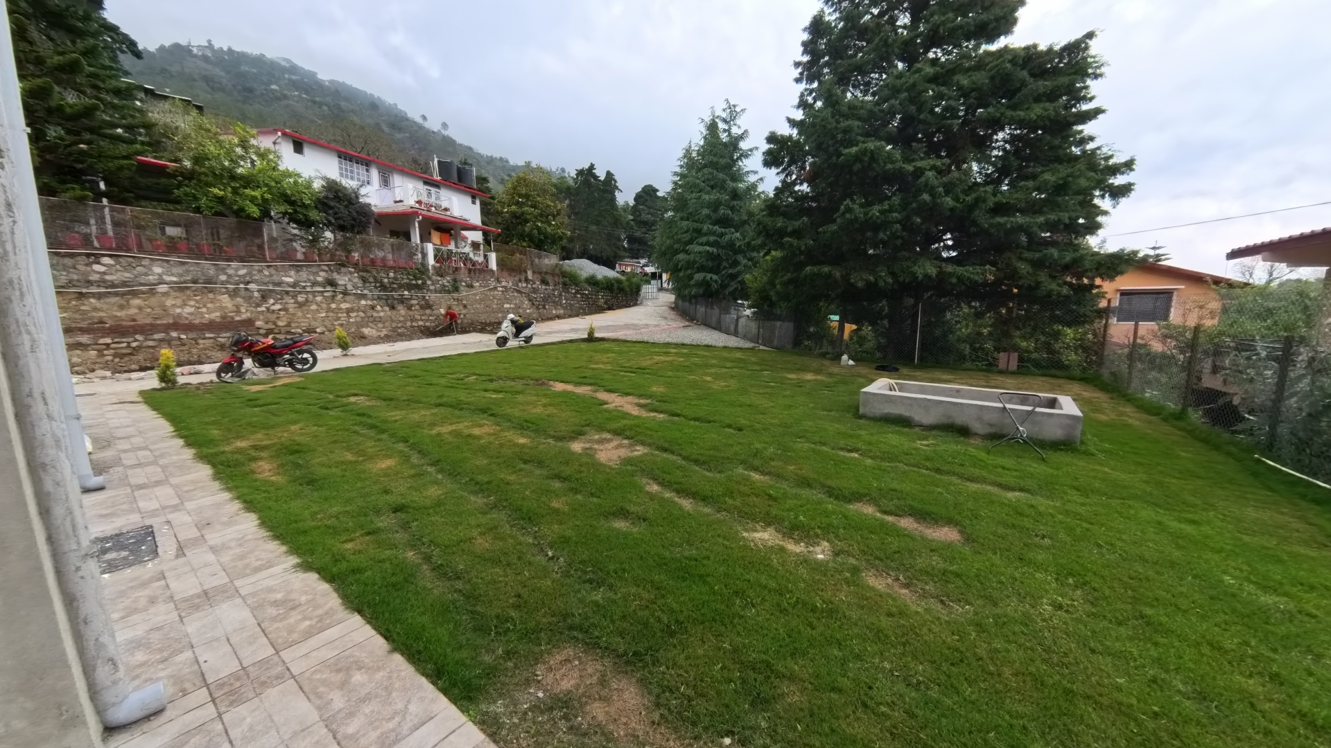 Entrance Gate, Parking, Pump House & Garden; Shree Rudra Home Stays